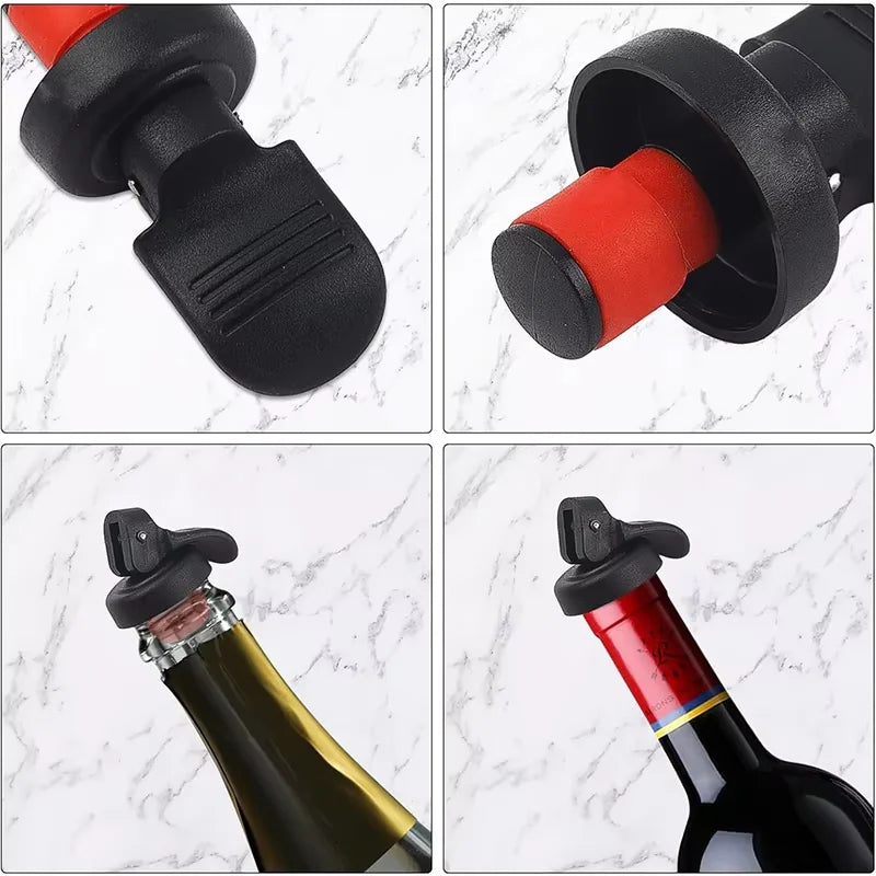 Silicone Wine Bottle Stoppers (3-Pack)